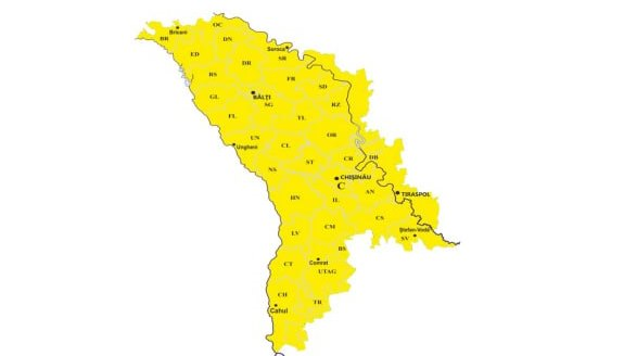 APL Chișinău îndeamnă cetățenii să-și protejeze sănătatea și bunurile, în contexul avertizării meteo Cod Galben de instabilitate atmosferică